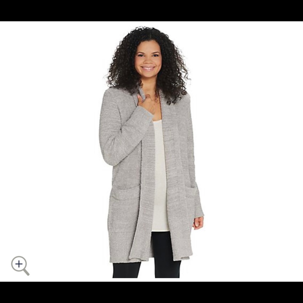 Barefoot Dreams Cozy Cardigan- Deep Red